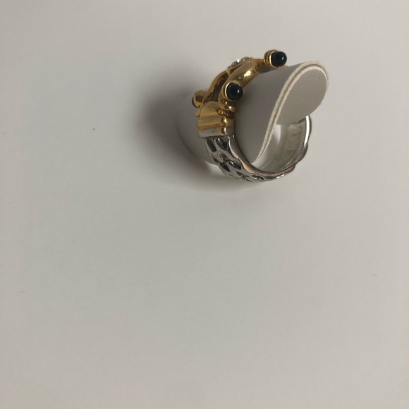 Jewelmint Chevron Stackable Rings + Mixed metal - Picture 6 of 8